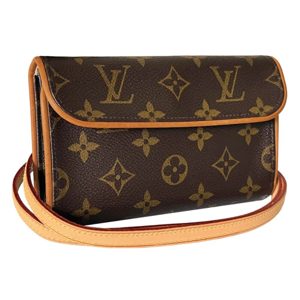 Louis Vuitton LV Shoulder Bag M51855 Pochette Florentine Brown Monogram 3044055